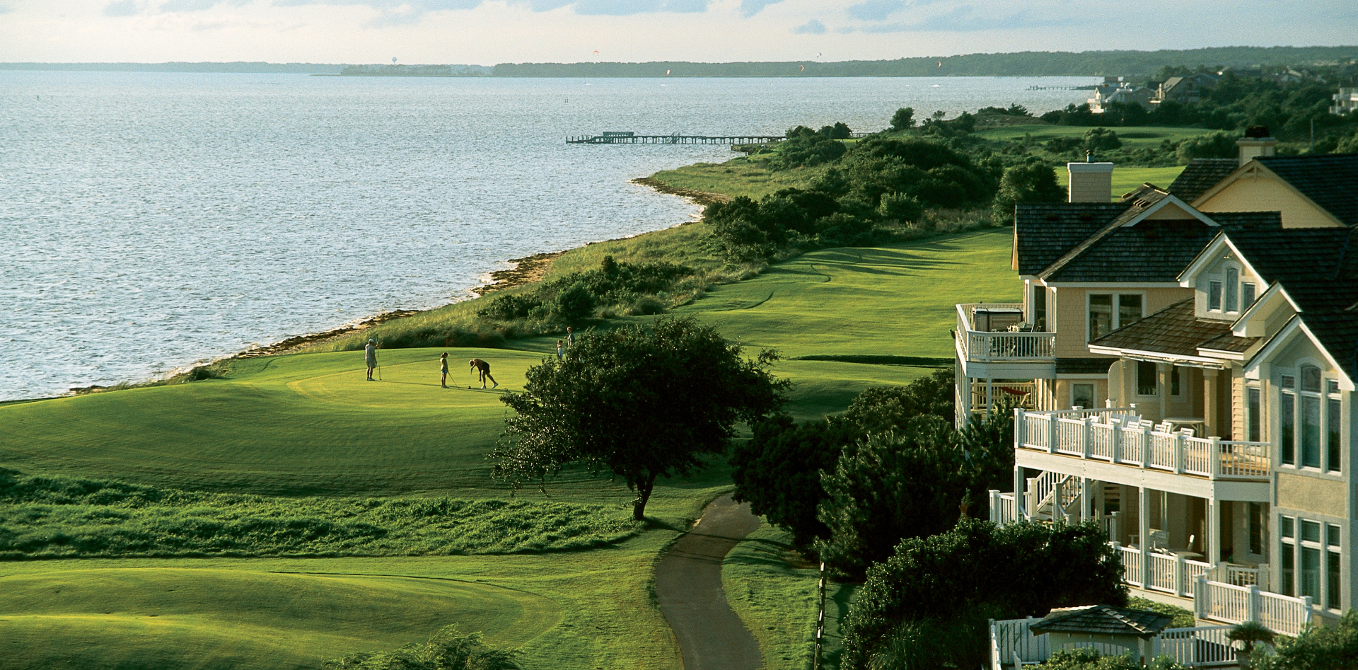 Nags Head Golf Links beside the property on the Roanoke Sound